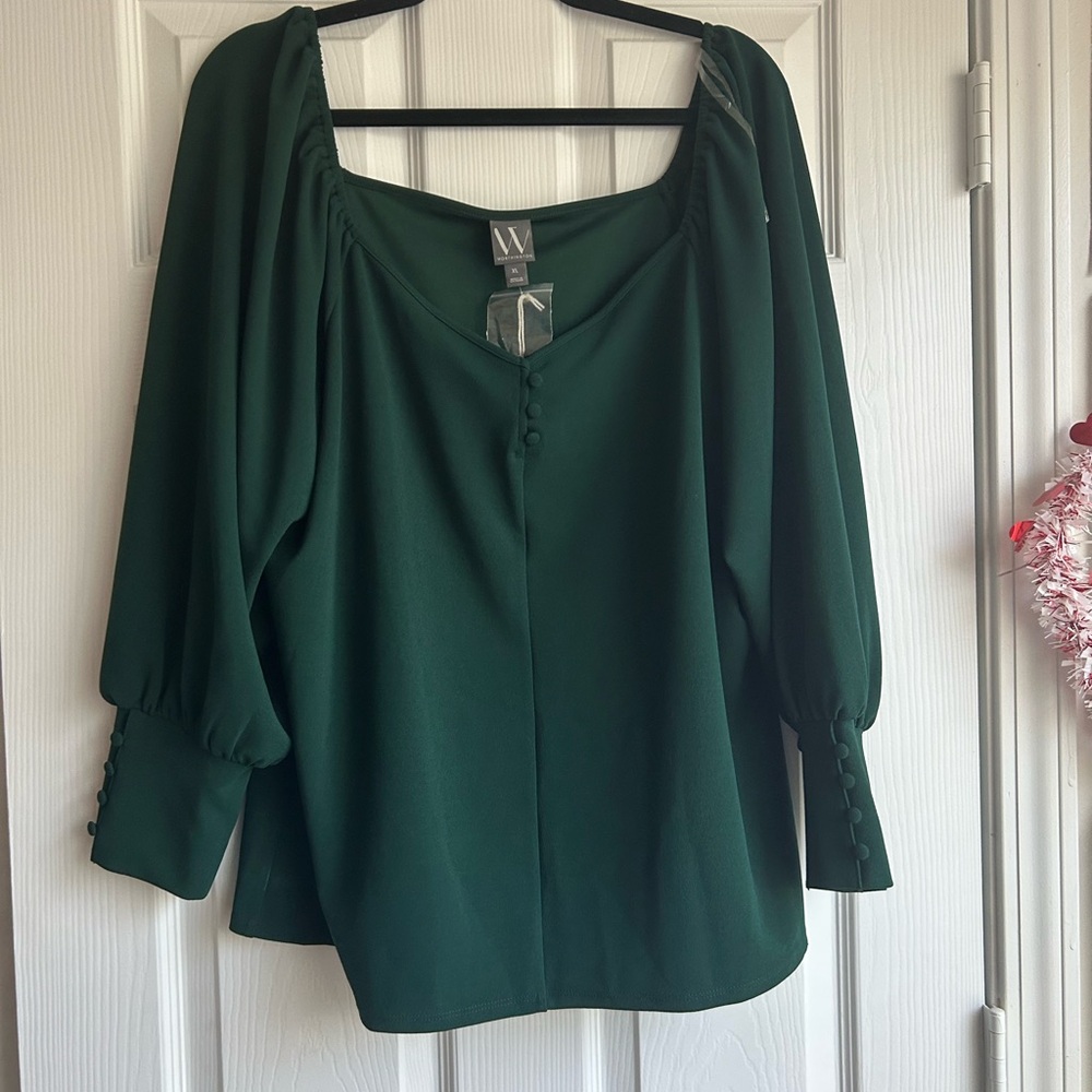 Green Blouse from Worthington ( With Tags )